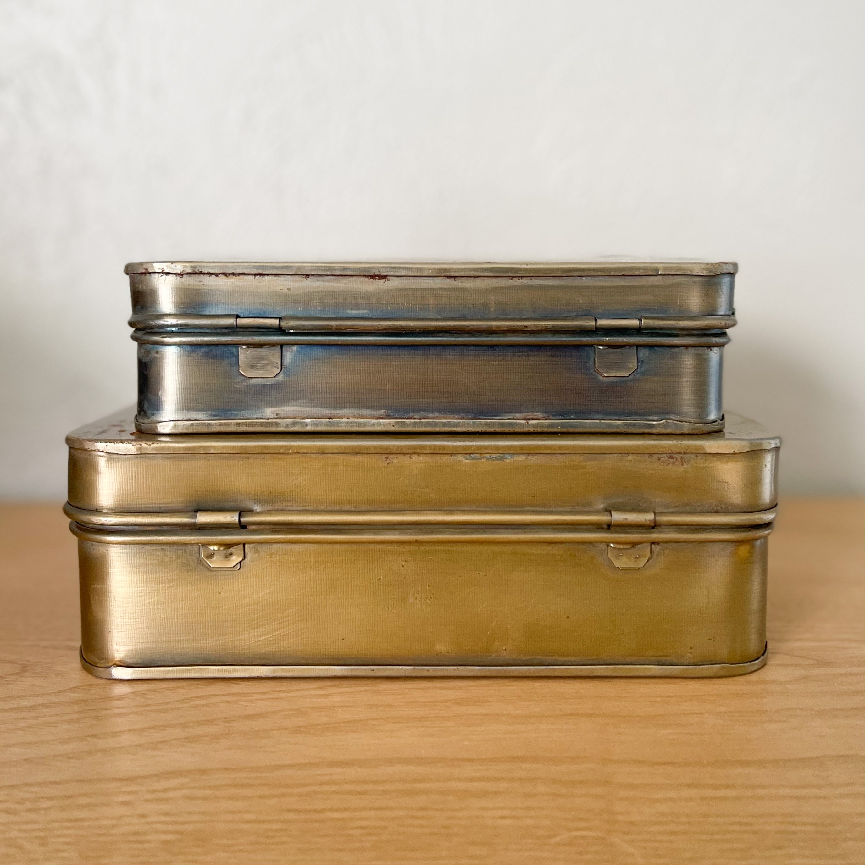 Stackable Brass Box Set
