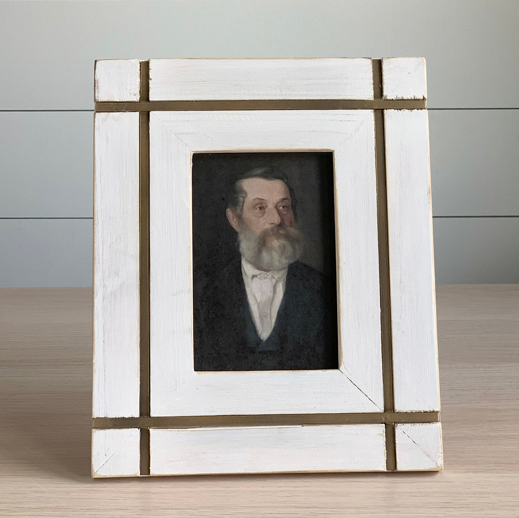 Brass Inlay Picture Frame