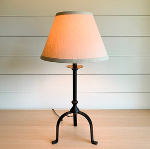 Black Iron Table Lamp