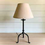 Black Iron Table Lamp