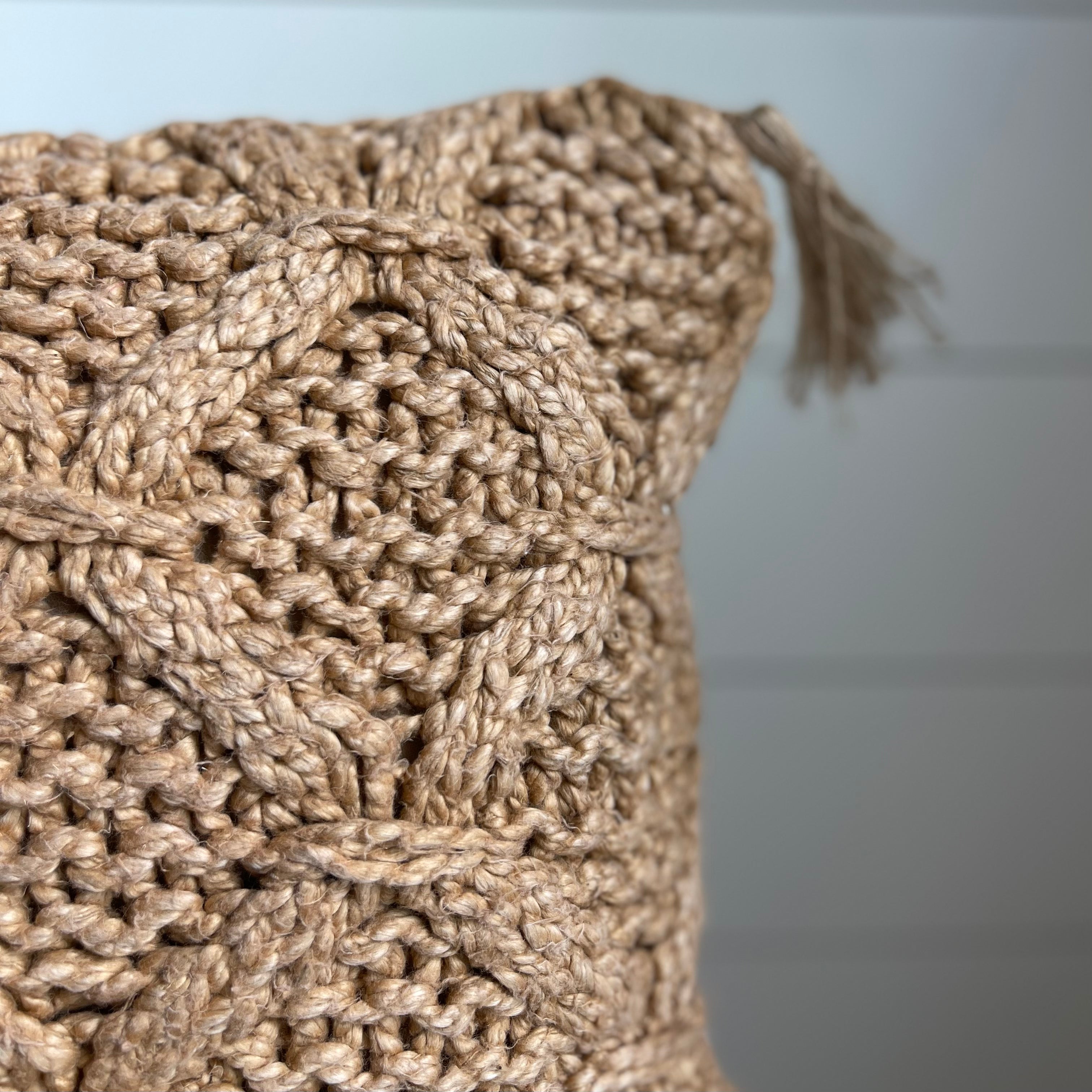 Camel Knit Lumbar Pillow