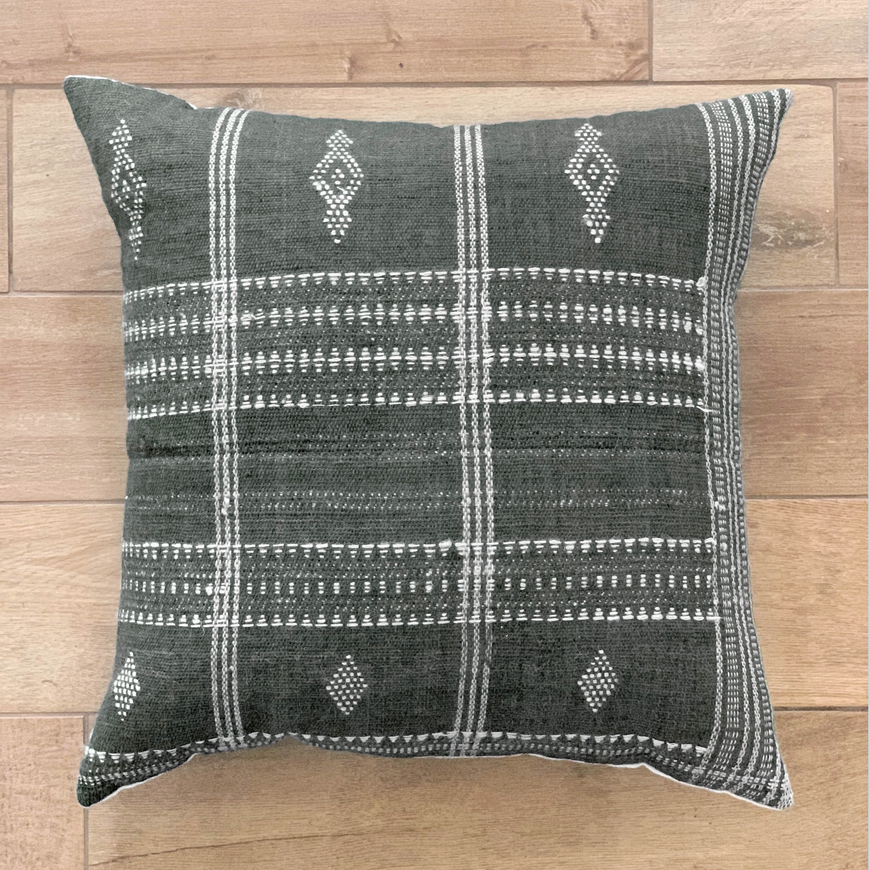 Indian Wool Pillow Cover No12