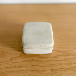 Stoneware Box With Lid