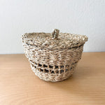 Seagrass Basket W/ Lid