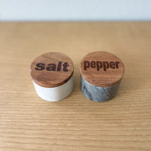 Marble Salt & Pepper Set