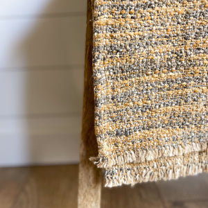Copper Boucle Throw Blanket